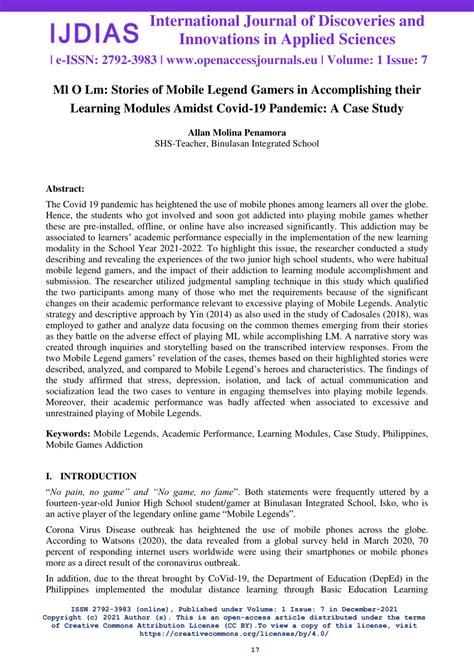 negative effects of mobile legends on students|Ml O Lm: Stories of Mobile Legend Gamers in  .